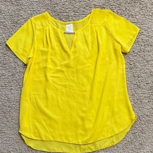 Bright Yellow Women's Top
